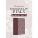 Barbour Simplified Kjv--Large Print [Plum & Paisley]