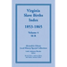 Virginia Slave Births Index, 1853-1865, Volume 4, M-R