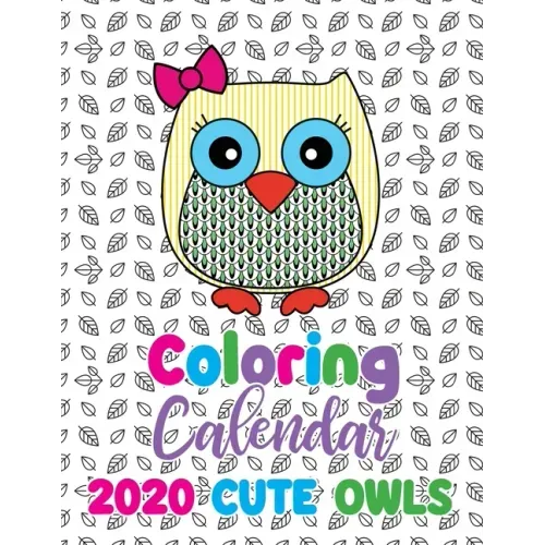 Coloring Calendar 2020 Cute Owls
