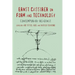 Ernst Cassirer on Form and Technology: Contemporary Readings