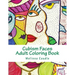 Cubism Faces: Adult Coloring Book