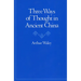Three Ways of Thought in Ancient China