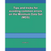 Tips and tricks for avoiding common errors on the Minimum Data Set (MDS)