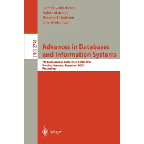 Advances in Databases and Information Systems