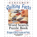 Circle It, Quilting Facts, Large Print, Word Search, Puzzle Book