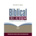 Biblical Hermeneutics: A Guide for Studying the Bible