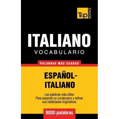 Vocabulario español-italiano - 9000 palabras más usadas