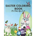Easter Coloring Book For Kids Ages 4-8: Easter Egg Coluring Book Perfect Gift For Kids Religious Holiday 2021 Happy Easter