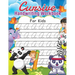 Cursive Handwriting Workbook for Kids: Writing Practice Book to Master Letters, Words, and Numbers