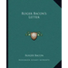 Roger Bacon's Letter