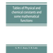 Tables of physical and chemical constants and some mathematical functions