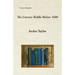 The Literary Riddle Before 1600