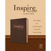 Inspire Catholic Bible NLT (Leatherlike, Dark Brown): The Bible for Coloring & Creative Journaling