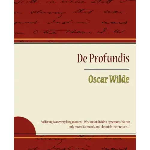 de Profundis - Oscar Wilde