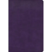 KJV Large Print Thinline Bible, Plum Leathertouch