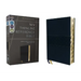 Niv, Thinline Reference Bible (Deep Study at a Portable Size), Leathersoft, Navy, Red Letter, Thumb Indexed, Comfort Print