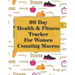 90 Day Health and Fitness Tracker For Women Counting Macros: Check out this amazing health and fitness tracker and macros recorder to help you achieve