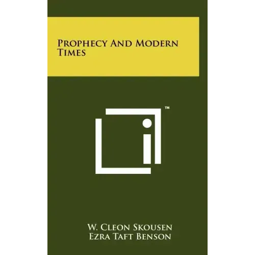 Prophecy And Modern Times