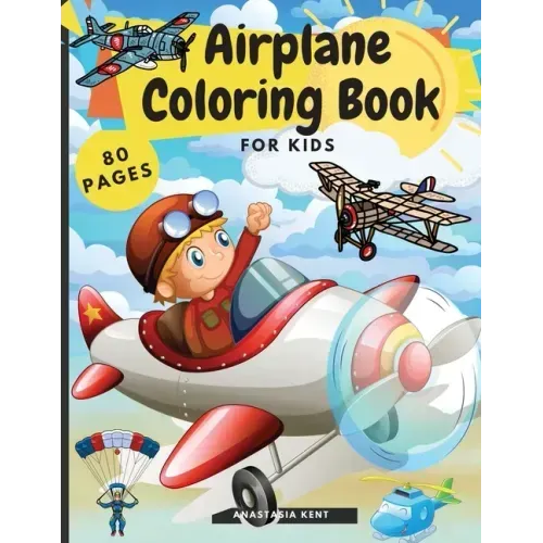 Airplane Coloring Book for Kids
