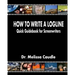 How to Write a Logline: Quick Guidebook for Screenwriters