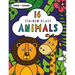 Stained Glass Coloring Animals