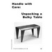 Handle with Care: Unpacking a Bulky Table: Bauhaus Paperback 24