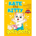 Kate the Kitty Goes Potty: Fun Rhyming Picture Book for Toddlers. Step-by-Step Guided Potty Training Story Girls Age 2 3 4 (Kate the Kitty Series