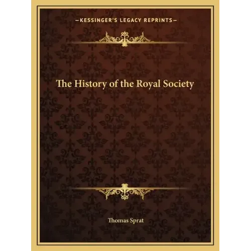 The History of the Royal Society