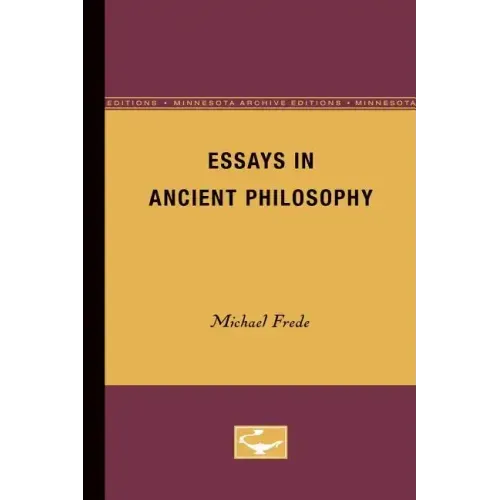 Essays in Ancient Philosophy