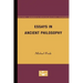Essays in Ancient Philosophy