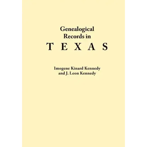 Genealogical Records in Texas