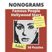 NONOGRAMS, Famous People & Hollywood Stars: Nonogram Puzzle Books, Griddlers Logic Puzzles Black and White for Adults also Known as Hanjie, or PiCross
