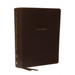 NKJV, Journal the Word Reference Bible, Imitation Leather, Brown, Red Letter Edition, Comfort Print: Let Scripture Explain Scripture. Reflect on What