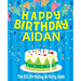 Happy Birthday Aidan: The Big Birthday Activity Book: Personalized Books for Kids