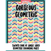 Gorgrous Geometric: 24 of single sided geometric coloring pages