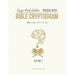 Large Print Edition Puzzle Book Bible Cryptogram: Bible Cryptograms, Cryptogram Puzzle Book With Bible Verses, Large Print Christian Cryptograms