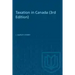Taxation in Canada (3rd edition)