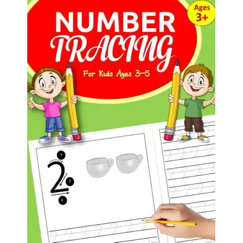 Number Tracing Books for Kids ages 3-5: Number Tracing Book for Preschoolers: Number Writing Practice for Kindergarten and kids ages 3-5 + bonus pages