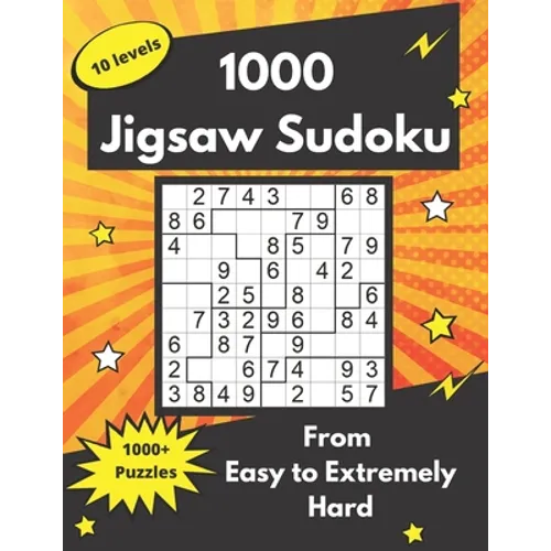 1000 Jigsaw Sudoku: irregular Sudoku Puzzles (easy to extremely hard)