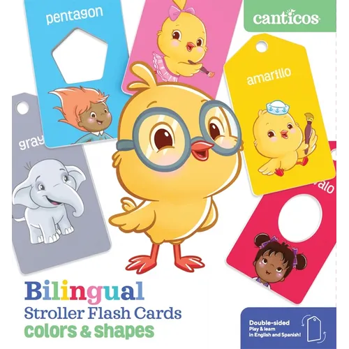Canticos Bilingual Stroller Flash Cards: Colors & Shapes