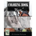 Horse Sketch Gray Scale Photo Adult Coloring Book, Mind Relaxation Stress Relief: Just added color to release your stress and power brain and mind, co