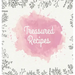 Treasured Recipes: Casebound Family Recipe Organizer / Square Format / My Favorite Recipe Notebook