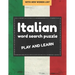 Italian word search puzzle: italian word search books for Adults and Beginners, perfect gift for Language Learners