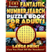 Fantastic Number Search Puzzle Book for Adults: Large print.: Number Search Books for Seniors and Adults. Can You Find All the Numbers?
