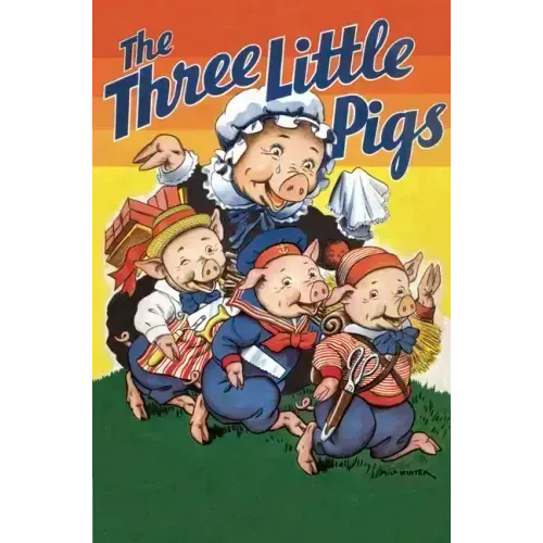 The Three Little Pigs - Shape Book