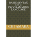 Basic Syntax of C Programming Language