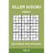 Killer Sudoku Medium 200 Puzzle WIth Solution Vol 8: Advanced Puzzle Sumdoku Book,9x9, 2 puzzles per page