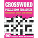 Crossword Puzzle Book For Adults: Crossword Book For Adult Parents And Seniors With Supplying Large Print Puzzles And Solutions