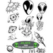 Alien the Coloring Book: Amazing kids Coloring Book with Fun Easy and Relaxing Coloring Pages Alien Inspired Scenes and Designs for Stress.