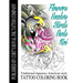 Flowers, Snakes, Birds, Owls and Koi Coloring Book: Traditional Japanese American Tattoo Coloring Book